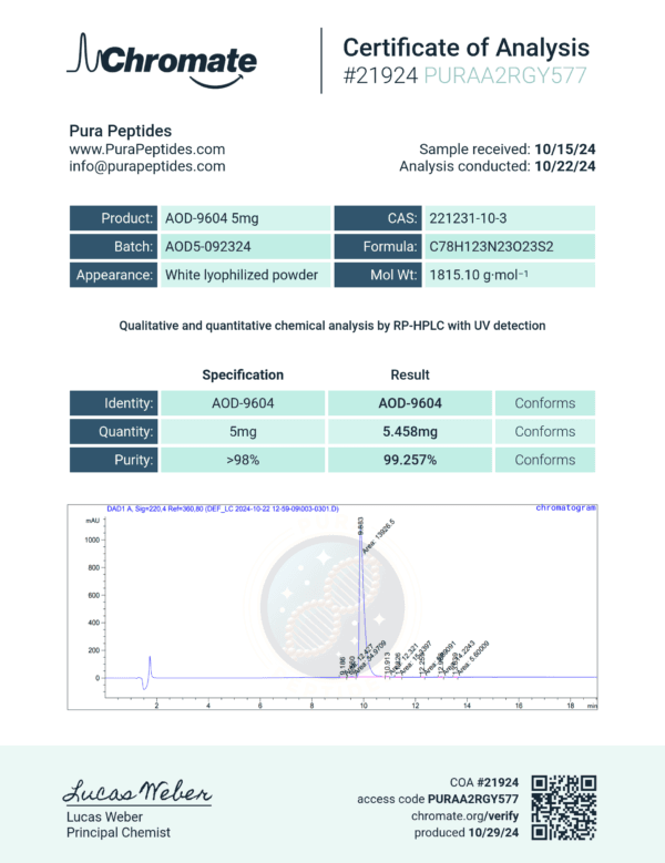 AOD-9604 5mg - Image 2