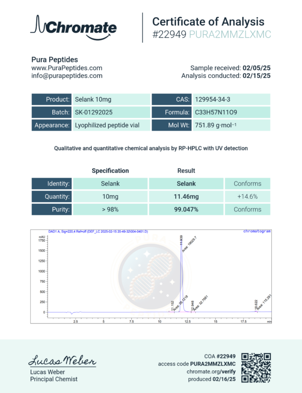 Selank 10mg - Image 2