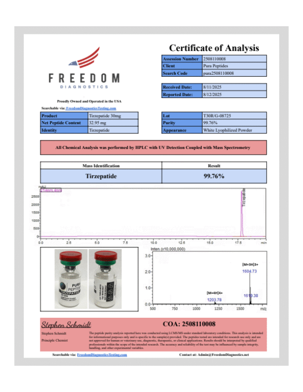 Tirzepatide-RUO (30mg x 10) Select Sale Item Ends 9/22 - Image 5